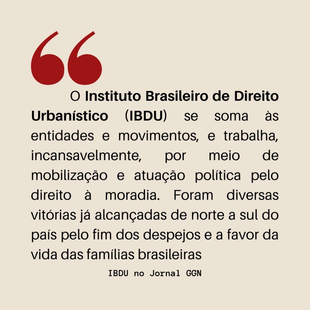 A união da sociedade civil pelo despejo zero na pandemia, por Júlia Pereira