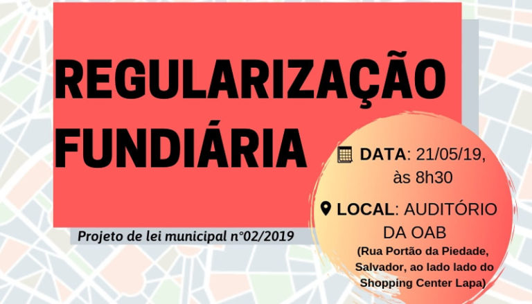 Debate Público - Regularização Fundiária