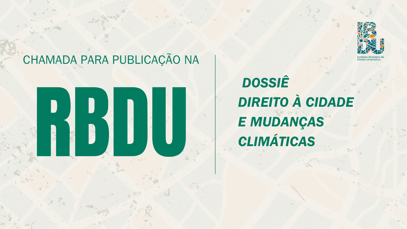 Chamada para publicação RBDU